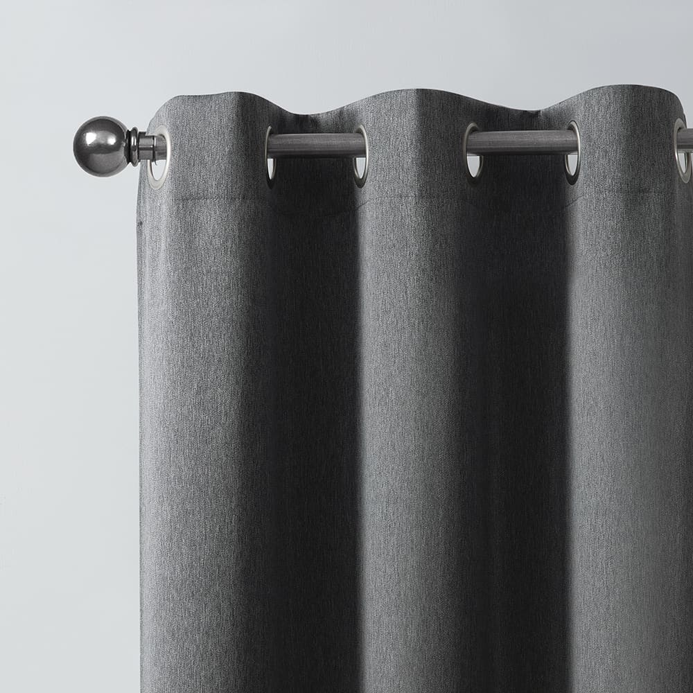 Close-up of the top of a Chelsea grey panel on its rod