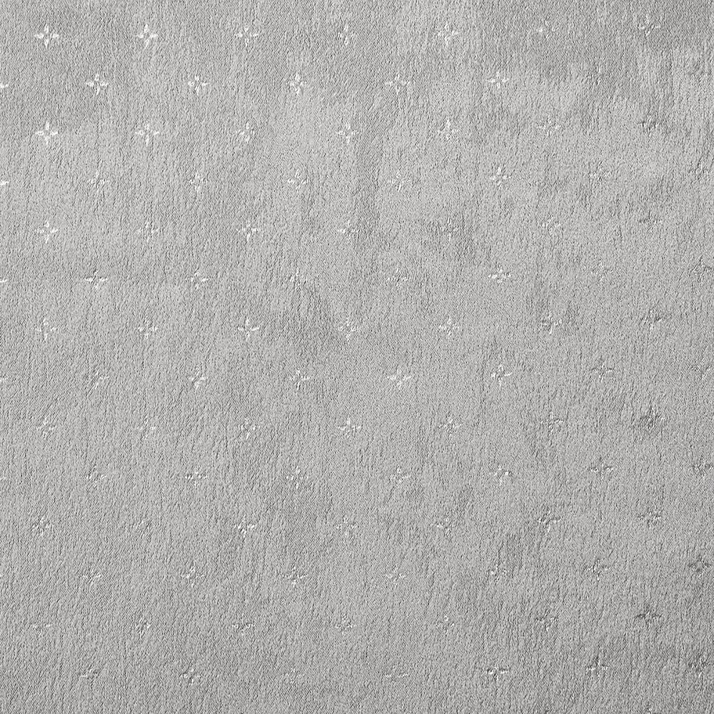 Flat close-up of the Marquee grey with silver foil fabric